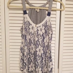 Lace front swing tank. Size lg